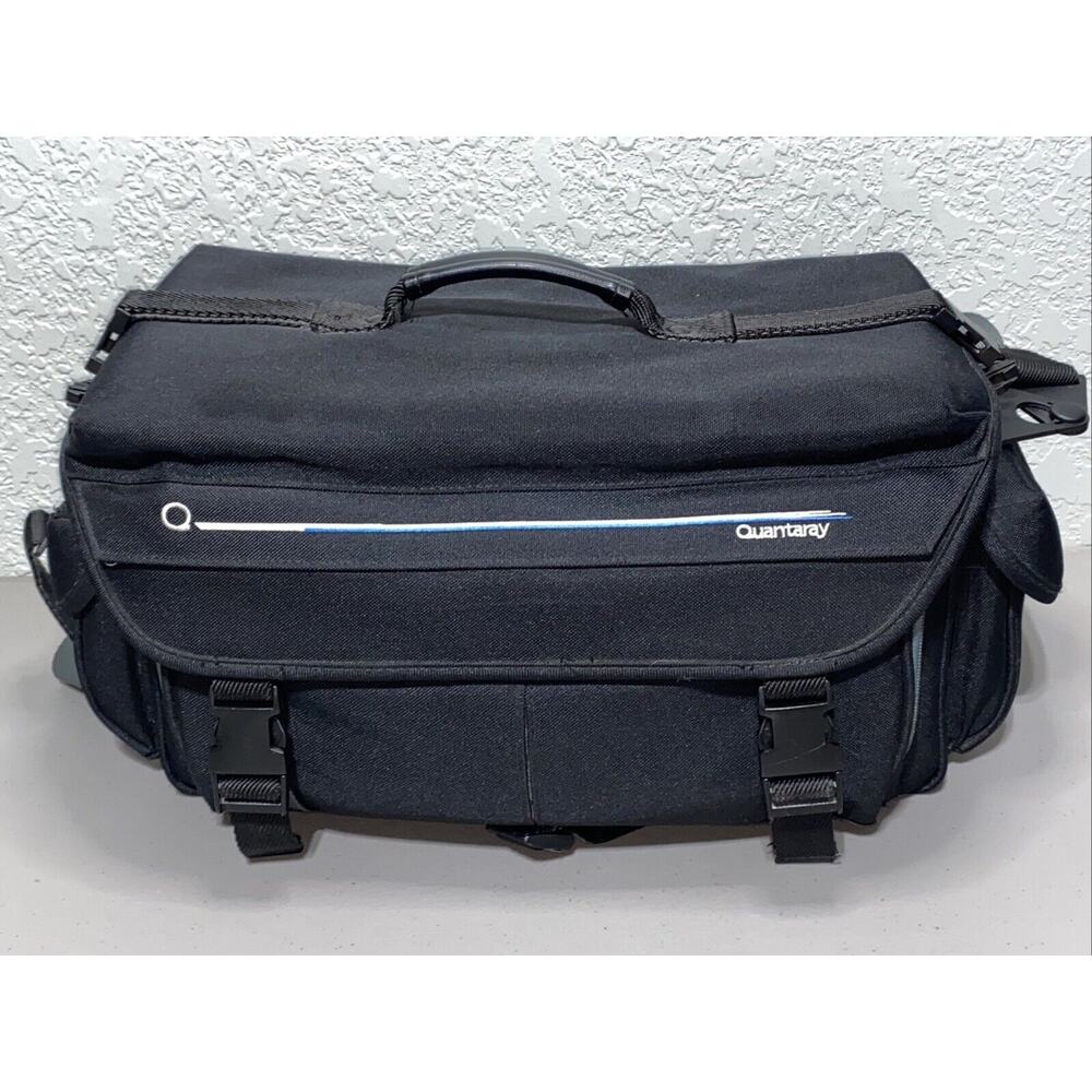 QUANTARAY Camera Camcorder Case Bag 2 + Cameras Lenses Adjustable Padded Large
